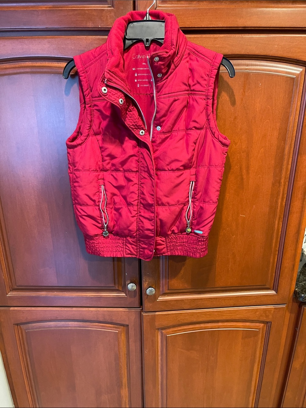 Carter's Bright Red Quilted Puffer Vest for Women